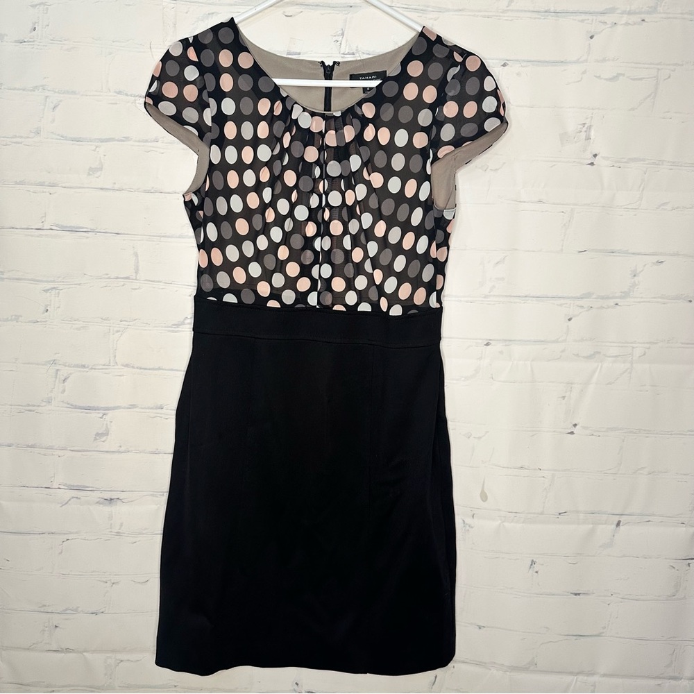 Women’s Tahari Size 6 Multi‎ Color Sleeveless Dress